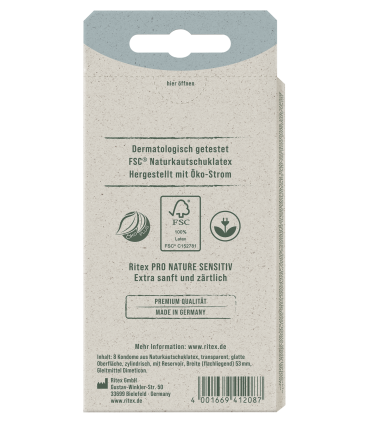 RITEX PRESERVATIVOS PRO SENSITIV 8 UDS