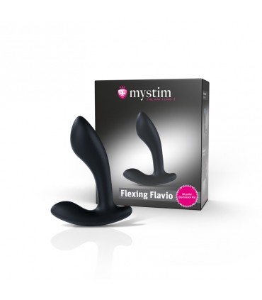 MYSTIM FLEXING FLAVIO - WITH E-STIM - BLACK