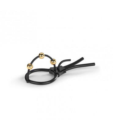 MYSTIM PEARLY PETE - CINTURINO CORONA CON PALLINE DORATE