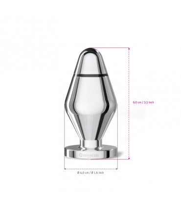 Plug anal Mystim Little John S (plug rond Mystim)