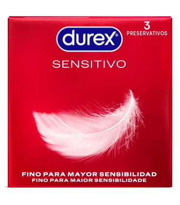 PRESERVATIVOS DUREX SENSITIVO SUAVE 3 UDS