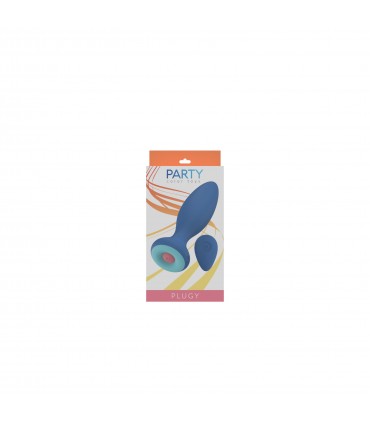 PLUG VIBRADOR C/ MANDO PLUGY AZUL