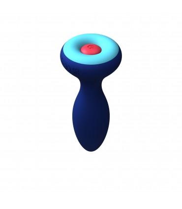 PLUG VIBRADOR C/ MANDO PLUGY AZUL