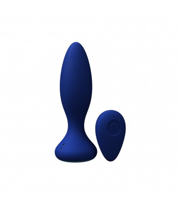 PLUG VIBRADOR C/ MANDO PLUGY AZUL