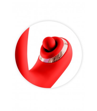 JOYFULLY DREIFACHSTIMULATIONSVIBRATOR ROT