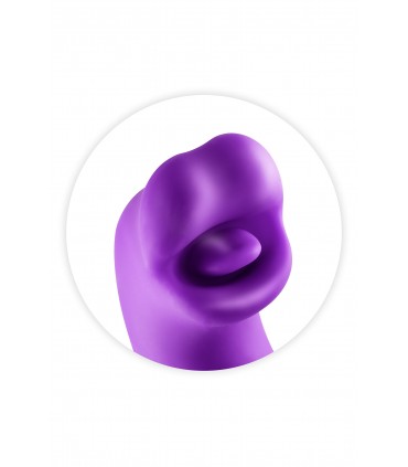 Kissy Triple Stimulation Vibrator Purple