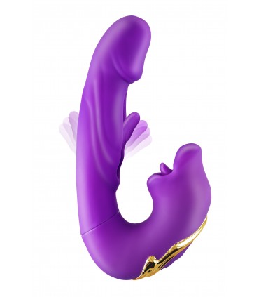 Kissy Triple Stimulation Vibrator Purple