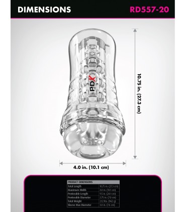 VIEWTUBE SEE-THRU EZ-GRIP STROKER