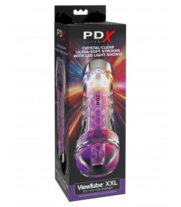 VIEWTUBE XXL STROKER LED TRANSPARENT EZ-GRIP