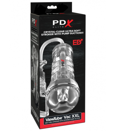 POMPE VIEWTUBE VAC XXL SEE-THRU EZ-GRIP POMPE STROKER