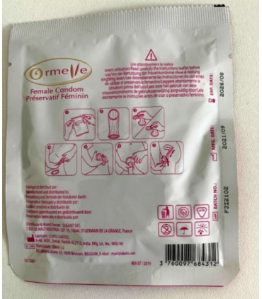 ORMELLE PRESERVATIVO FEMENINO 5 UDS
