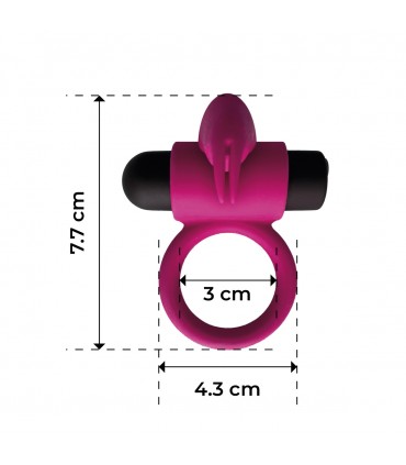 ANILLO VIBRADOR E9 ROSA RECARGABLE