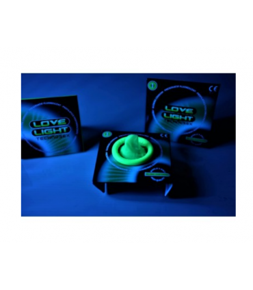 PRESERVATIVI LOVE LIGHT TECHNOSEX GLOW 12 UNITÀ