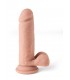 VIBRADOR REALÍSTICO "R12" CARNE 16,7CM C/ CONTROL REMOTO