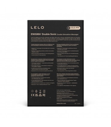 LELO ENIGMA DOUBLE SONIC SCHWARZ