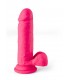 VIBRADOR REALÍSTICO "R12" ROSA 16,7CM C/ CONTROL REMOTO