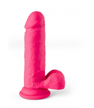 VIBRADOR REALÍSTICO "R12" ROSA 16,7CM C/ CONTROL REMOTO
