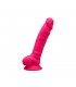 SILEXD DILDO SILICONA MODEL 1 7" ROSA