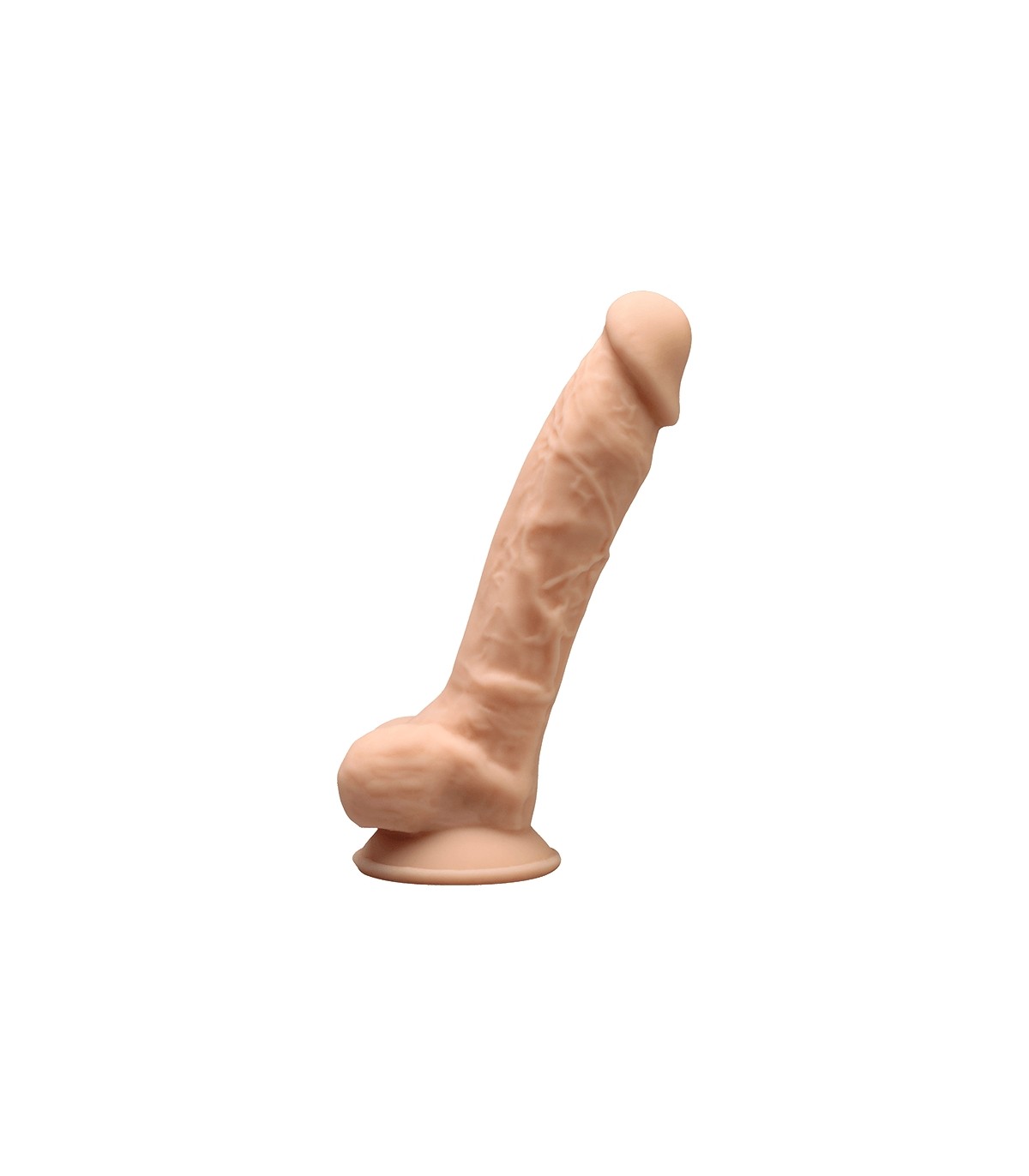SILEXD DILDO SILICONA MODEL 1 7" FLESH 