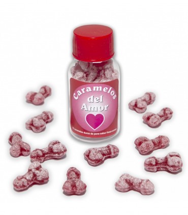 PACK 12 POTS DE 10 UNITÉS FRAISE-CERISE LOVE WICK BONBONS