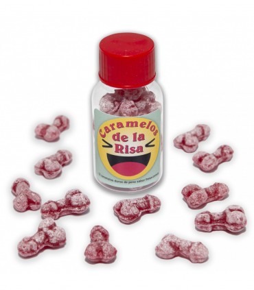 PACK 12 POTS DE 10 UNITÉS PITO DE LA RISA BONBON À LA FRAISE-CERISE