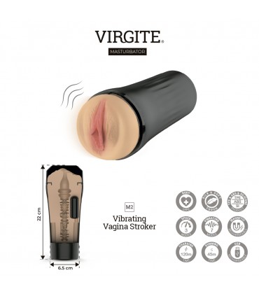 MASTURBADOR M2 VIBRADOR VAGINA USB FLESH
