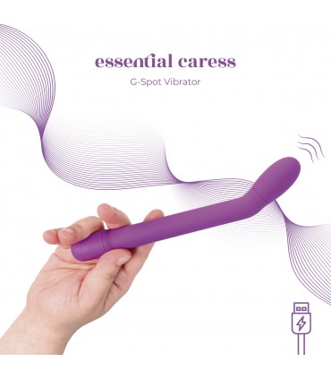 CONFEZIONE DA 25 UNITÀ VIBRATORE PUNTO G CARESS VIOLA