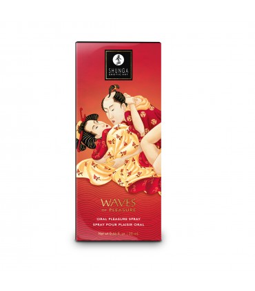 SHUNGA SPRAY ORAL WAVES PLEASURE 20 ML FRESAS CHAMPAGNE