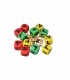 DICE POSITIONS KEYCHAIN PACK OF 12 UNITS