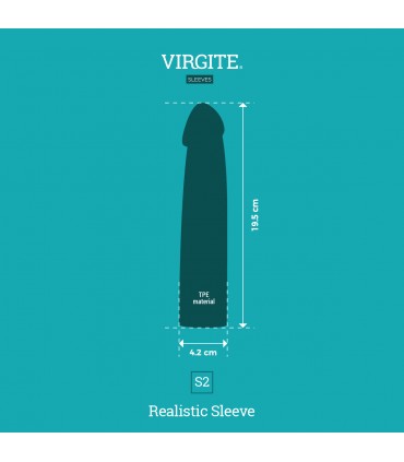 GAINE PÉNIS RÉALISTE S2 CHAIR 19.5 CM