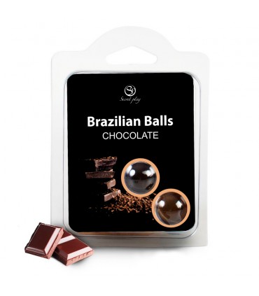 SET 2 BRAZILIAN BALLS CHOCOLATE