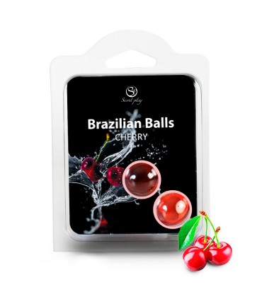 SET 2 BRAZILIAN BALLS CHERRY