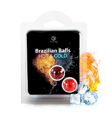 LOT DE 2 BOULES BRÉSILIENS À EFFET CHAUD/FROID