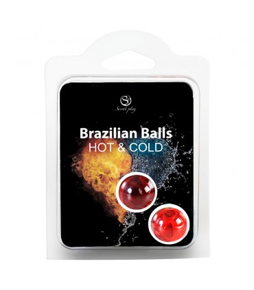 LOT DE 2 BOULES BRÉSILIENS À EFFET CHAUD/FROID