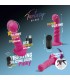 VIBRATING SILICONE DILDO "PINKY" W/ REMOTE CONTROL