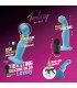 VIBRATING SILICONE DILDO "LOVELY" W/ REMOTE CONTROL