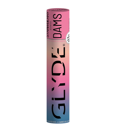 GLYDE DAMS BARRERAS LÁTEX SEXO ORAL 4 UDS FRESA