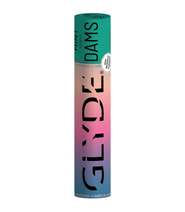 GLYDE DAMS BARRERAS LÁTEX SEXO ORAL 4 UDS MENTA