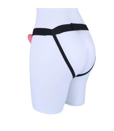 ARNÉS TWINY STRAP-ON DOBLE VIBR SILICONA LÍQUIDA USB