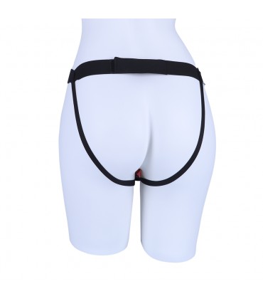 ARNÉS TWINY STRAP-ON DOBLE VIBR SILICONA LÍQUIDA USB