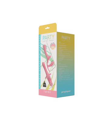 ARNÉS TWINY STRAP-ON DOBLE VIBR SILICONA LÍQUIDA USB