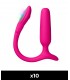 PACK 10 UNITS ANAL LUSH VIBRATOR