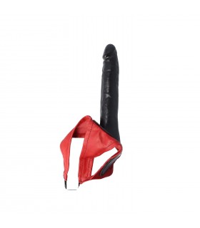 BLACK DILDO HARNESS FOR WOMEN, MODEL 079