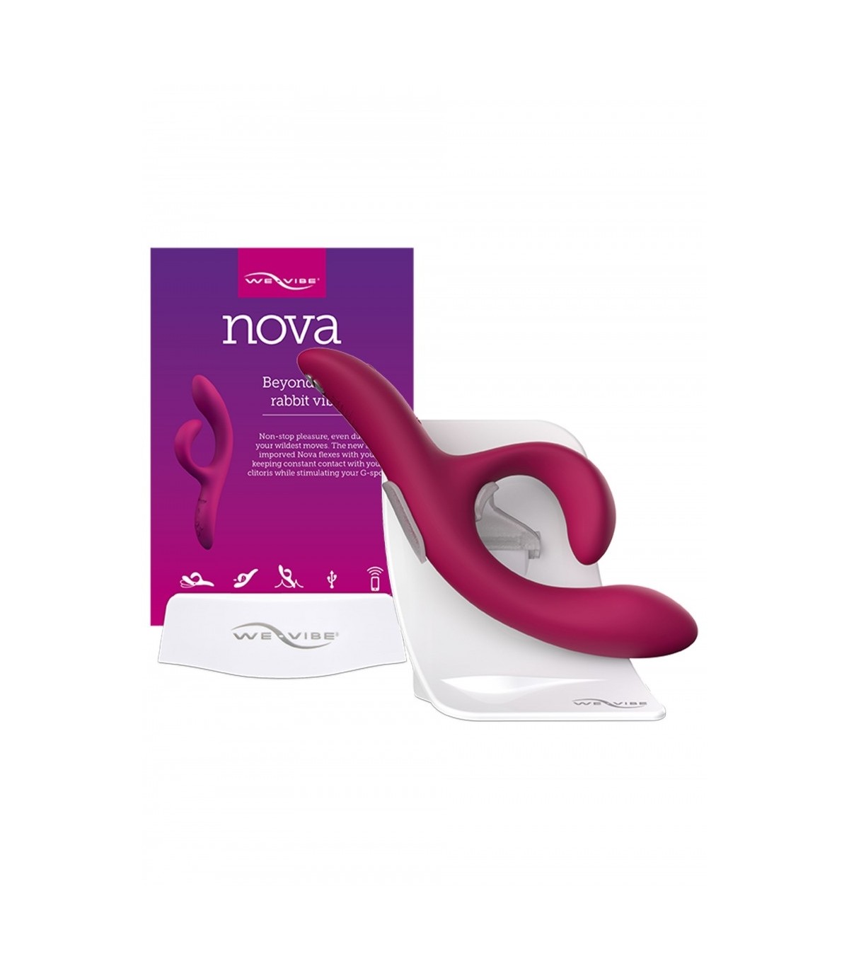 WE-VIBE NOVA 2 FUCHSIA RETAIL KIT