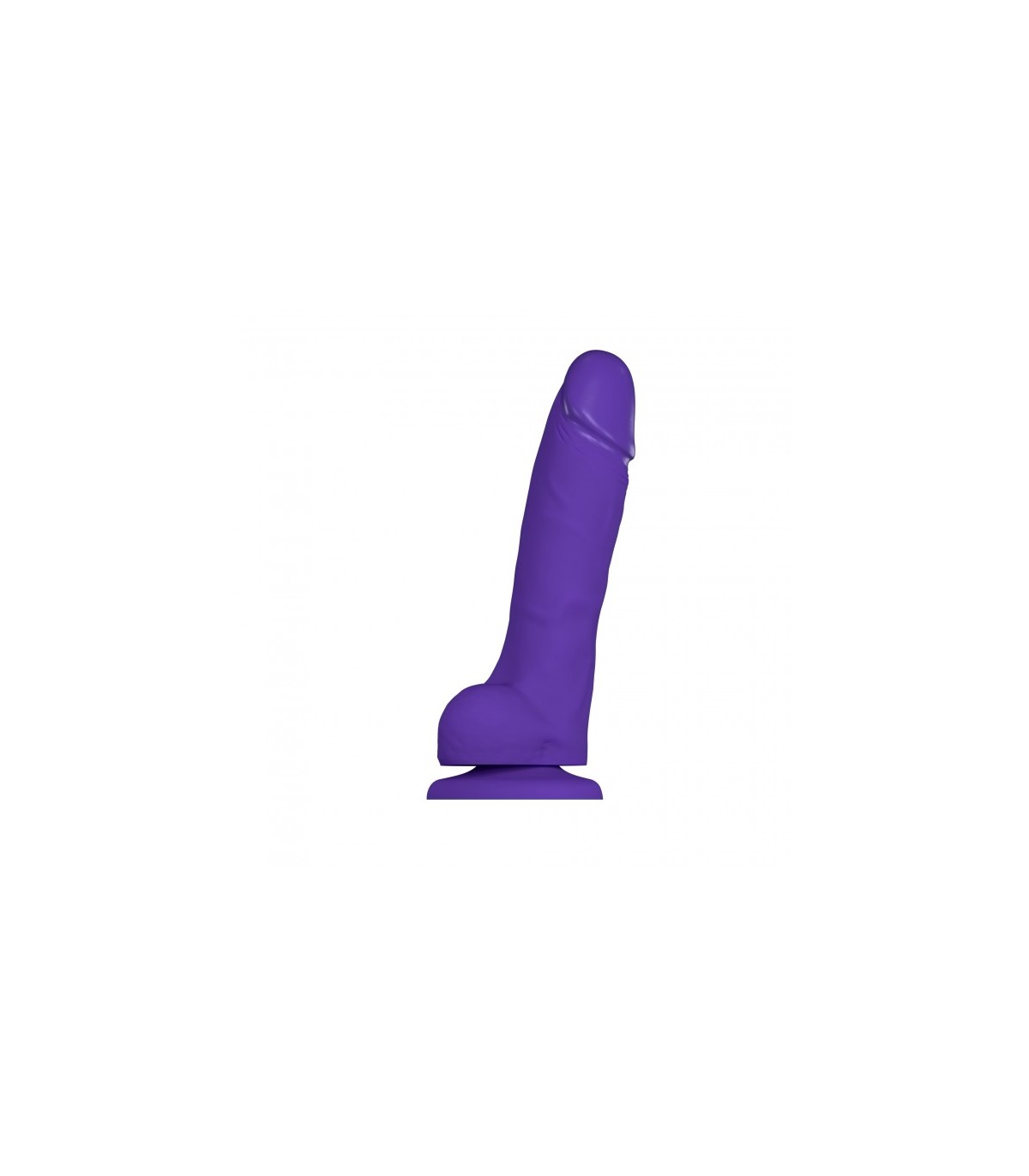 PENE REALÍSTICO SILICONA SUAVE MORADO XL