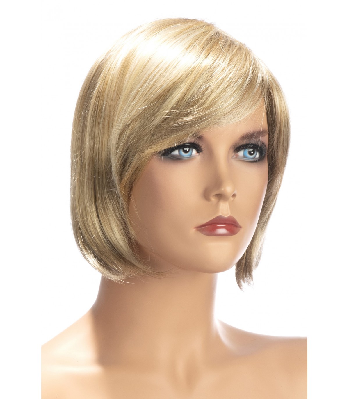 PELUCA BERANGERE MEDIA MELENA MECHAS RUBIAS