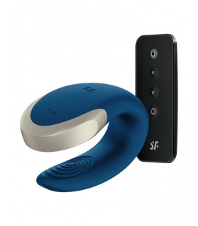 SATISFYER DOUBLE LOVE C/ MANDO Y APP AZUL