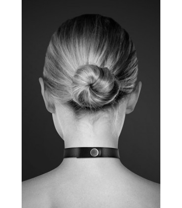 COLLANA DOPPIO CERCHIO NERO