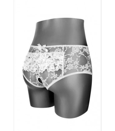 AMANDA OFFENE WEISSE SHORTS EINE GRÖSSE