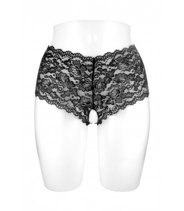 CULOTTE NEGRO ABIERTO JULIA TALLA ÚNICA